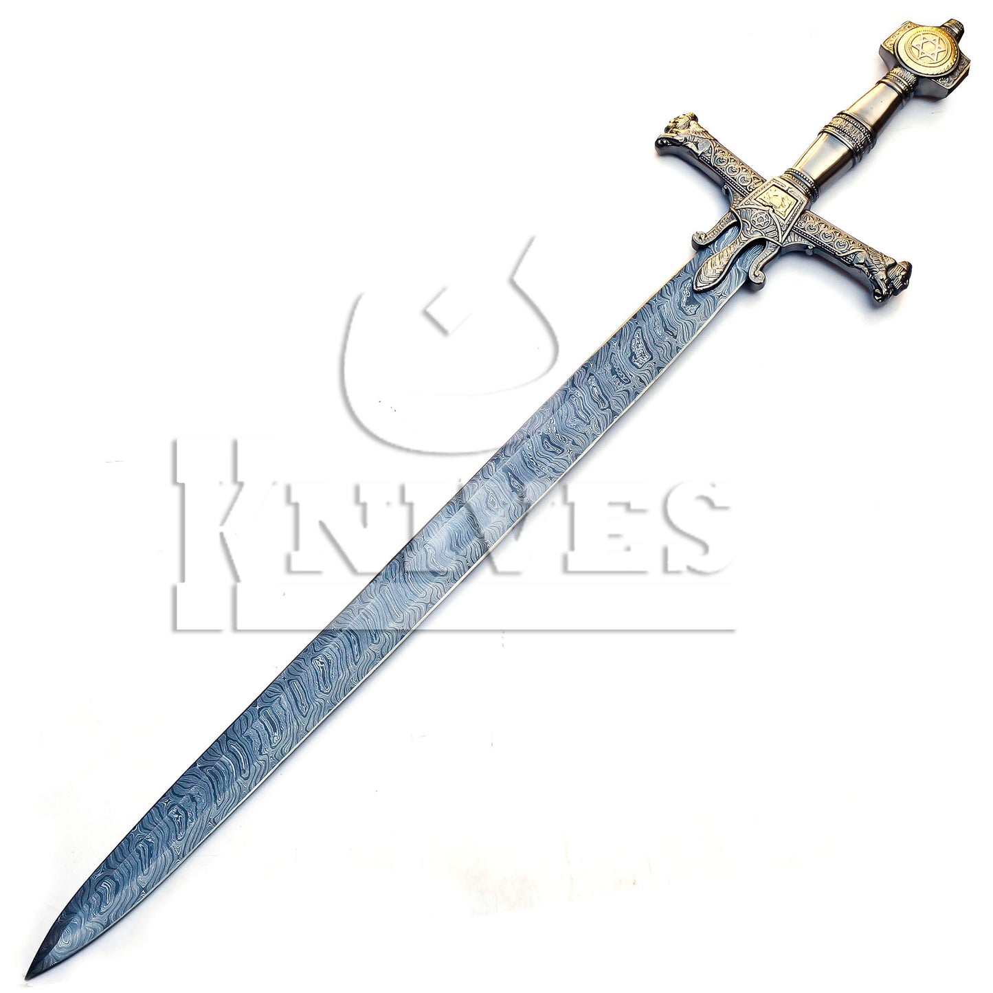 Damascus Steel Collectible Viking Sword - 42"