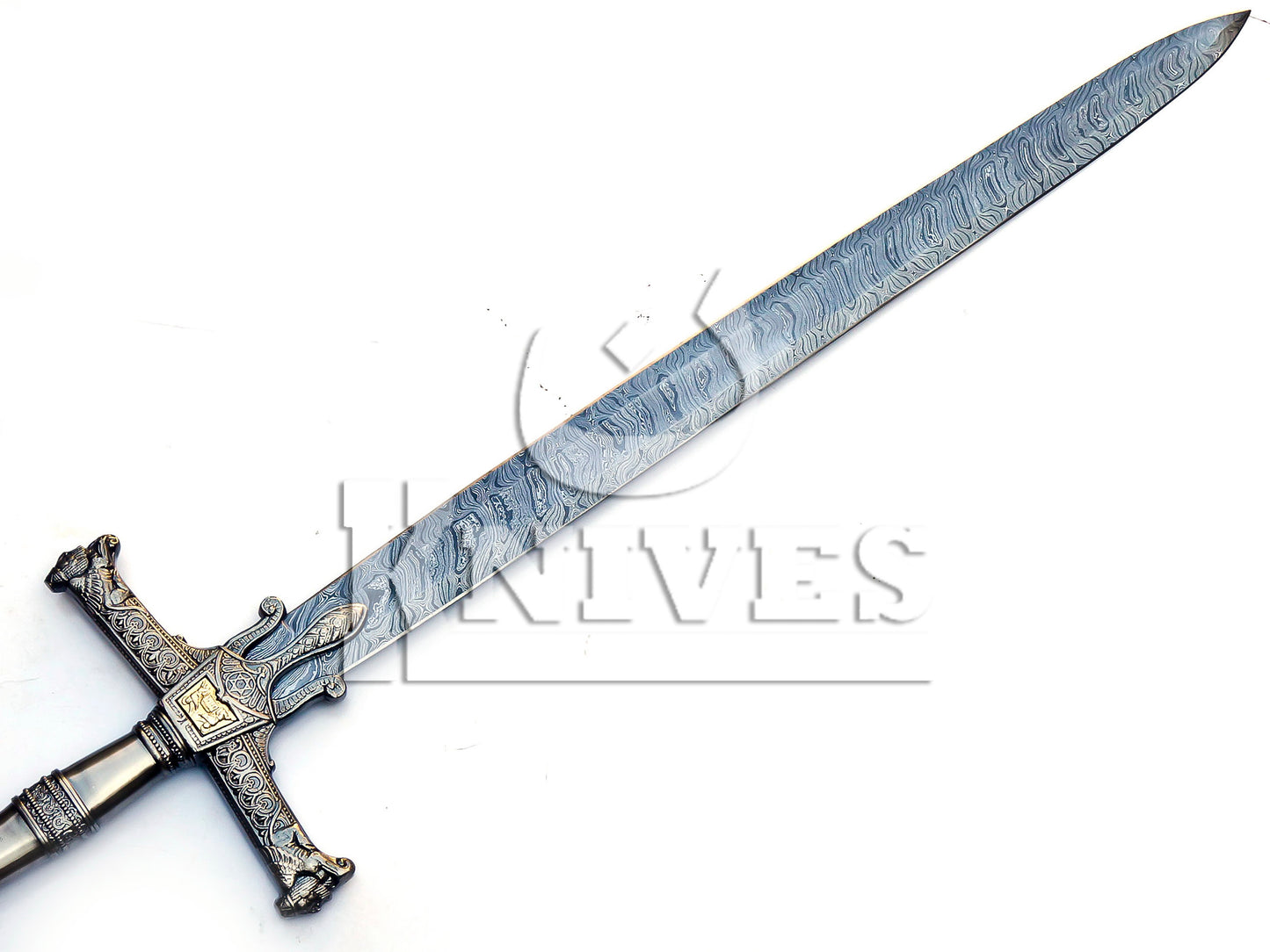 Damascus Steel Collectible Viking Sword - 42"